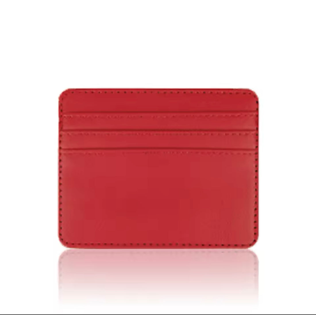 Ultra-thin Leather Mini Wallet Slim Bank Credit Card Holder Men's Business Small ID Case For Women Purse 4 Slots Cardholder